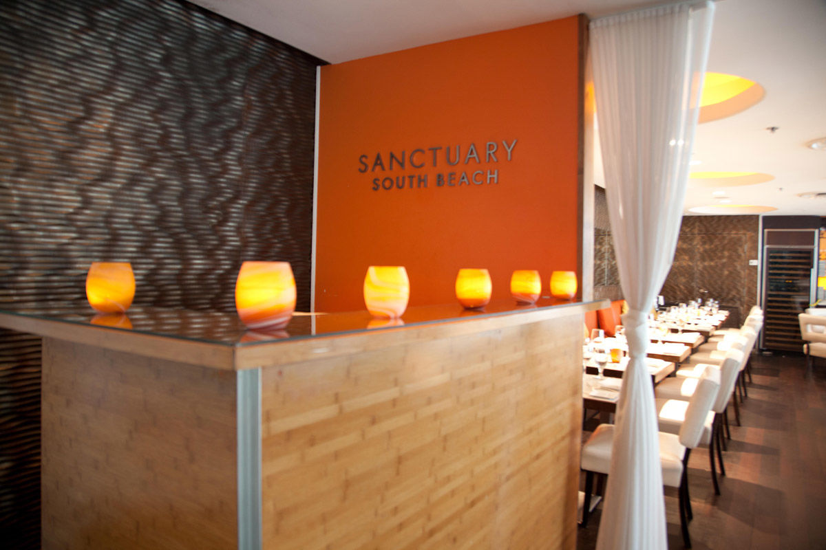 Sanctuary South Beach Майами-Бич Ресторан фото